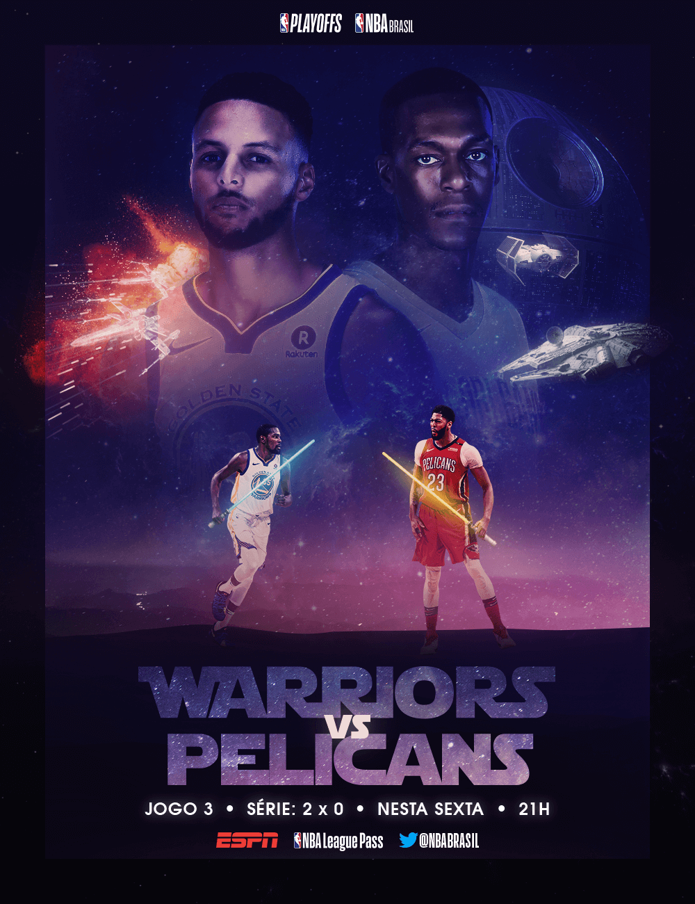 NBA-Especial-Playoffs-Star-Wars-Tunein-Warriors-Pelicans